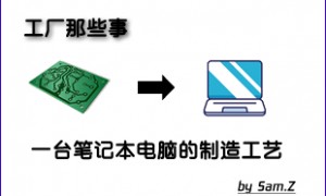 一台笔记本电脑的生产流程