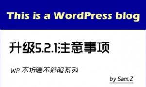 WordPress升级5.2.1后http500错误