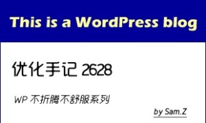 博客优化手记
